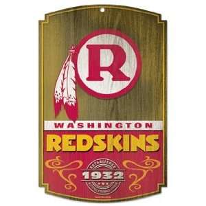 NFL Washington Redskins Old Logo Sign   Wood Style Sports 